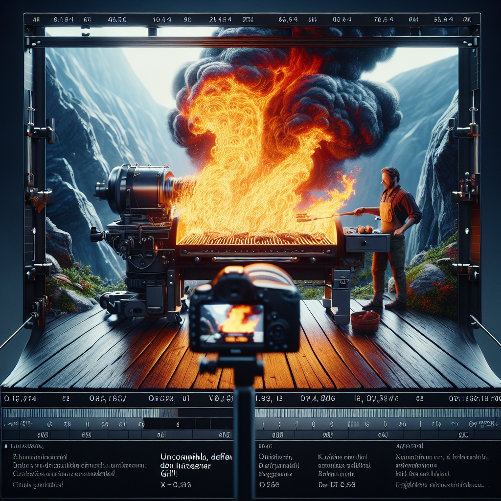 Brenne für den Grillmeister!