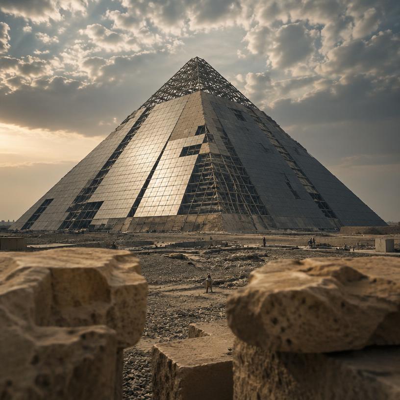 Pyramiden: Baustelle oder Aliencraft?