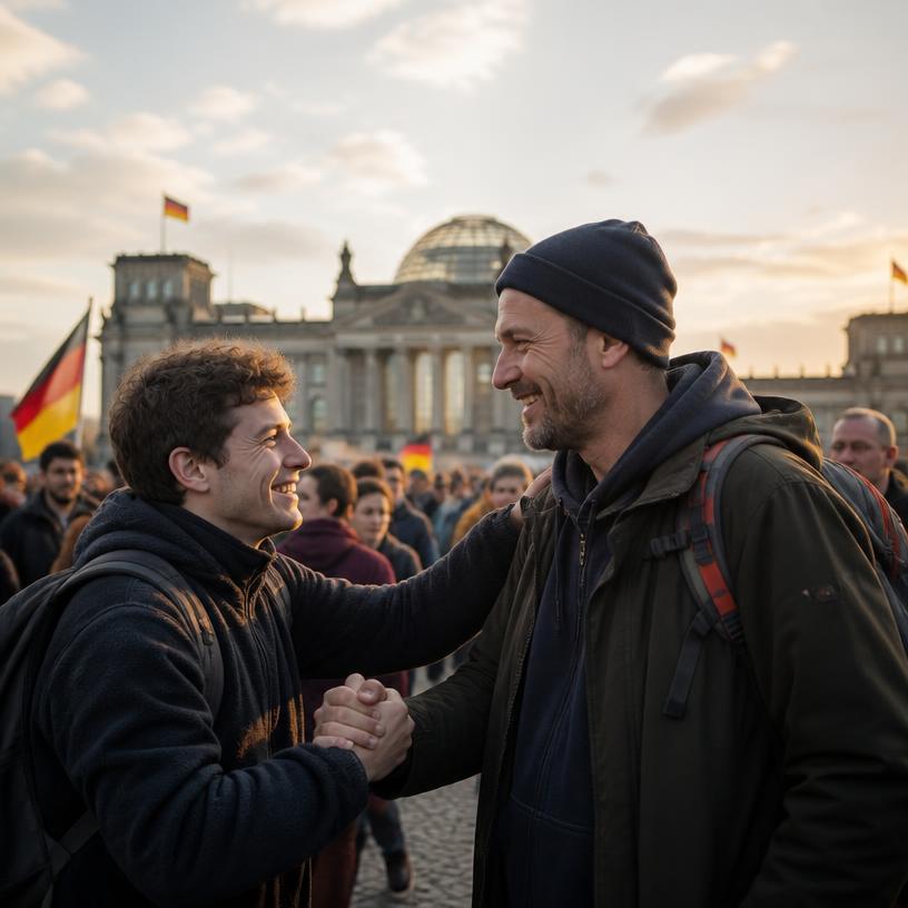 Demokratie ist wie ein guter Kumpel – immer im Aufschwung!
