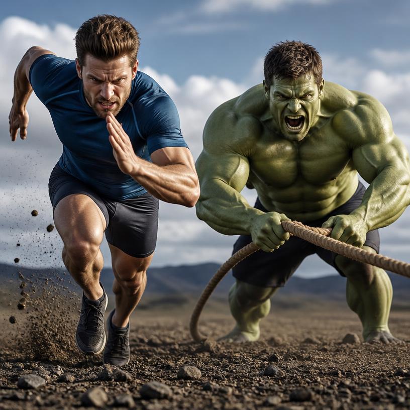 Schneller als der Wind oder stärker als Hulk?
