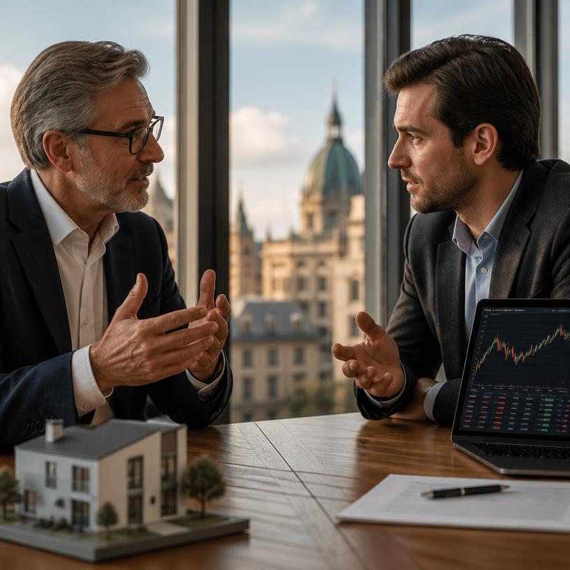 Immobilien oder Aktien: Ein intellektueller Diskurs über Vermögenswerte