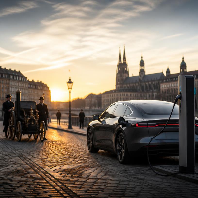 Von Dampfern zu Stromern: Die Reise des Elektroautos