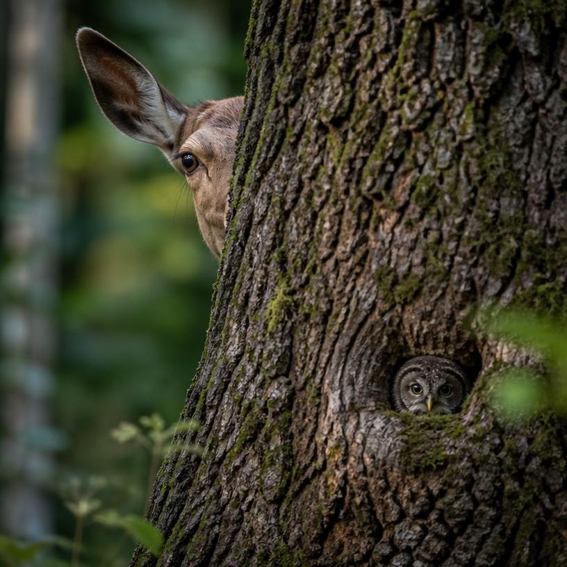 Tierische Versteckspiele: Wer findet zuerst?