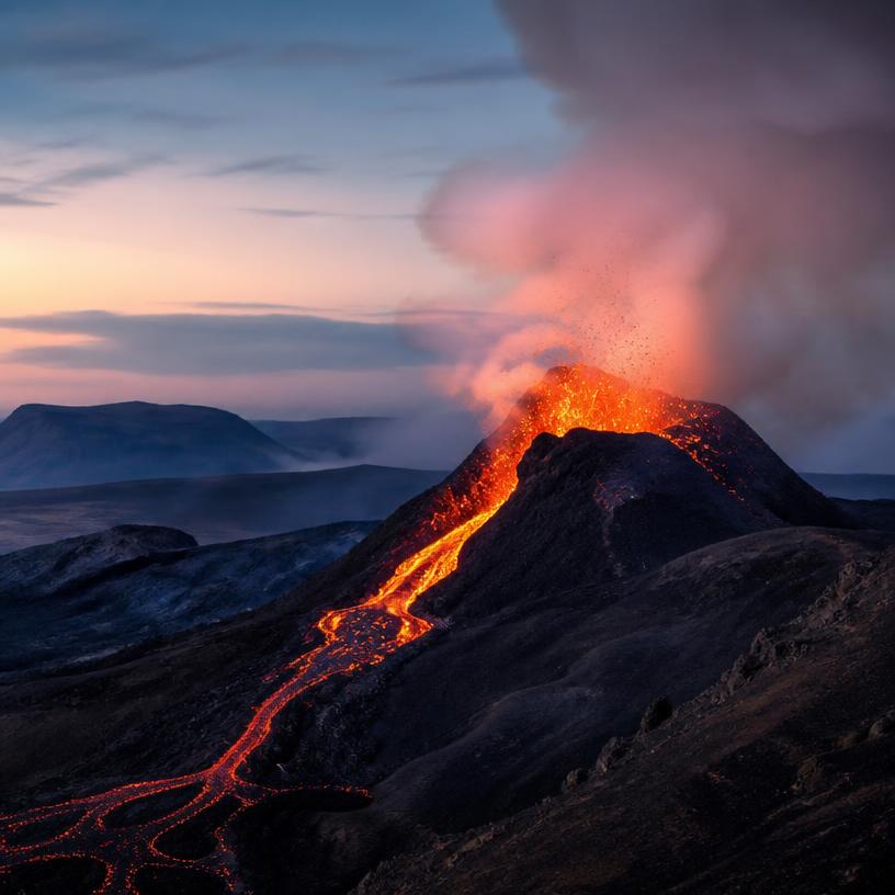 Die magische Erde der Vulkane