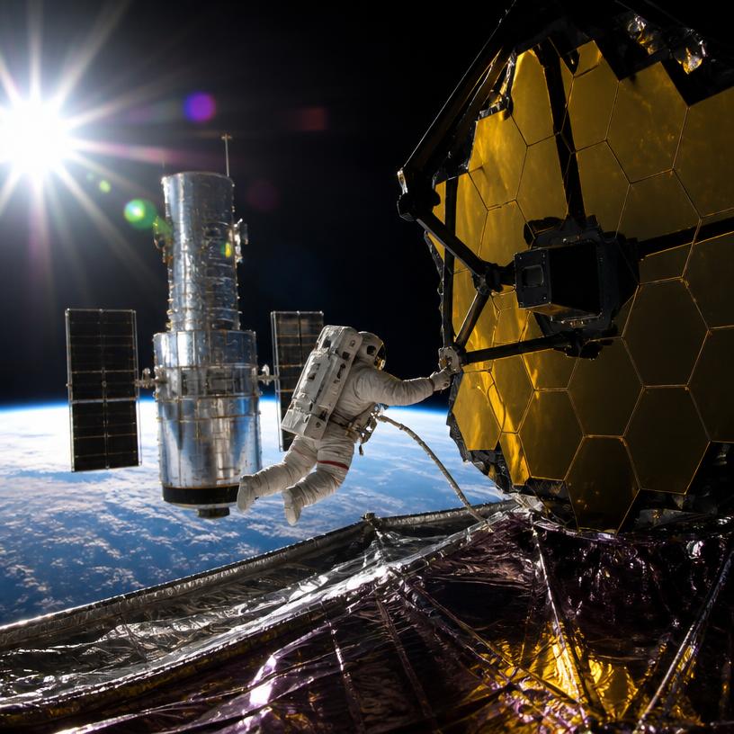 Interstellarer Wettstreit: Hubble vs. Webb