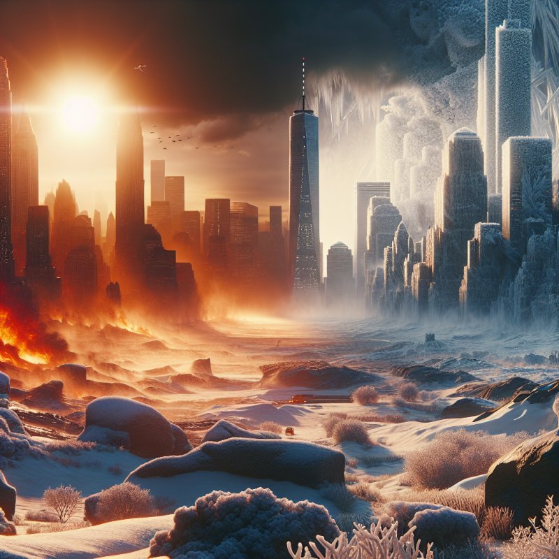Klimatische Extreme: Von Glutherden und Eiswelten